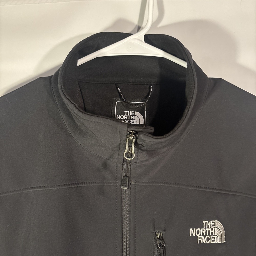 The North Face Jacket Mens Medium Black Flight TKA Stretch Full Zip Fleece - Picture 7 of 15